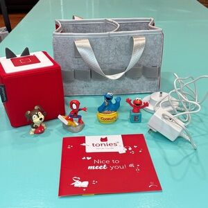 Tonies Red Audio Box with Interactive Characters